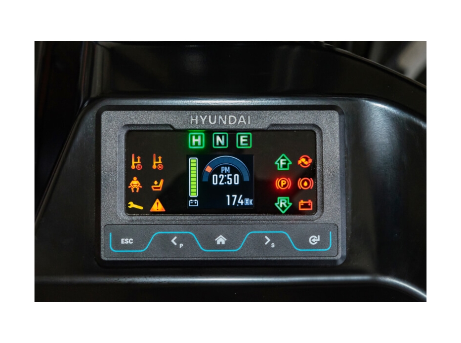 Màn hình xe nâng điện đứng lái Hyundai
