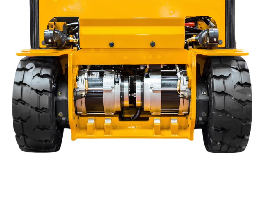 Motor di chuyển xe nâng điện ngồi lái Hyundai