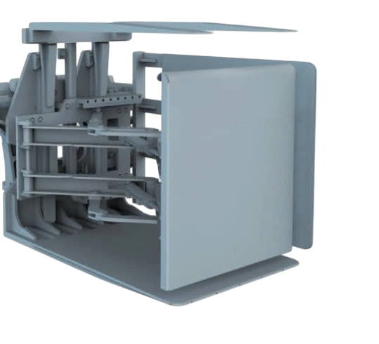 Hệ thống kẹp xoay đẩy pallet