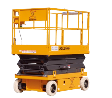 xe nâng người làm việc trên cao