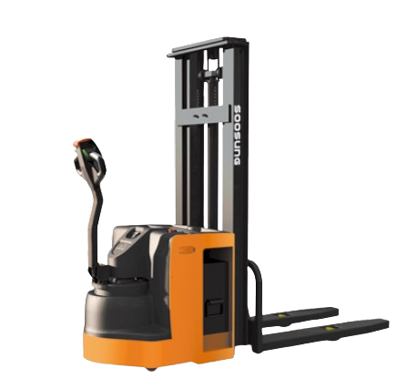 Xe nâng tay điện dắt lái Soosung Hàn Quốc