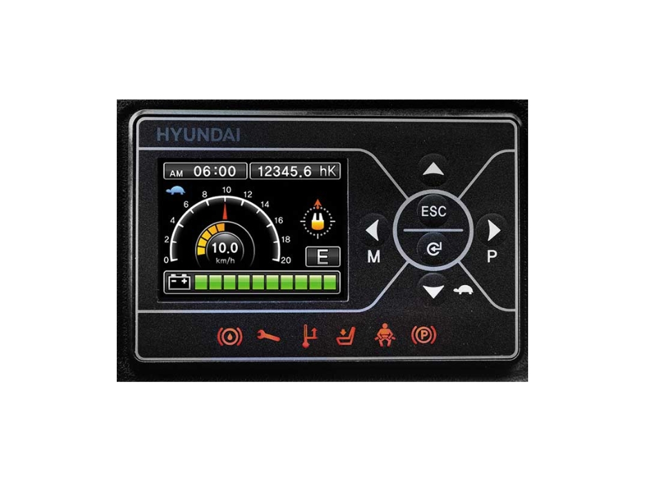 Màn hình xe nâng điện Hyundai Hàn Quốc bản cao cấp