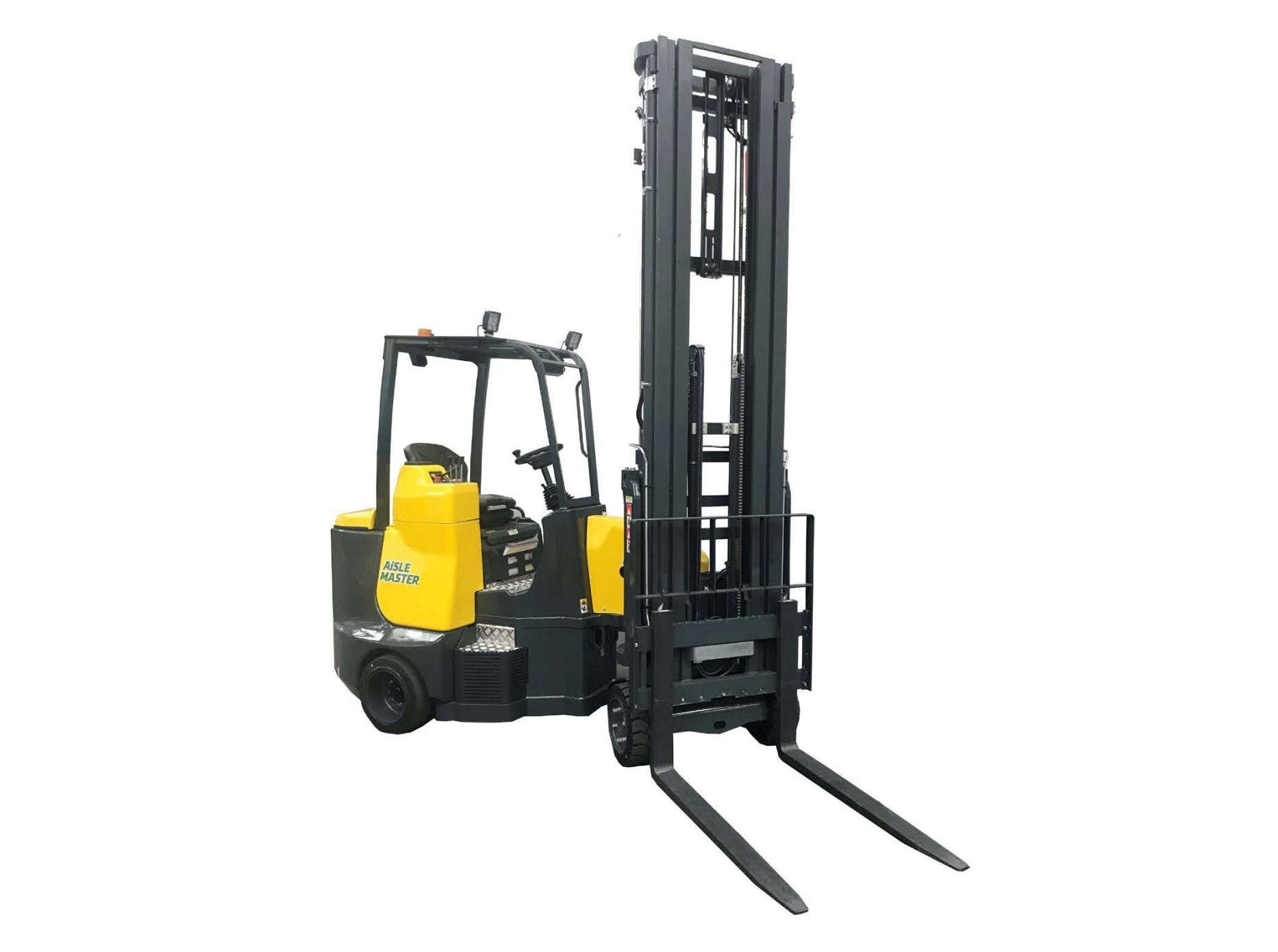 Xe nâng điện khớp nối VNA Combilift Aisle Master hành lang di chuyển 1,6m nâng cao 15m