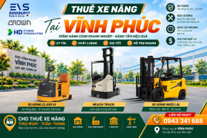 Thuê xe nâng tại Vĩnh Phúc, xe nâng dầu, xe nâng điện,